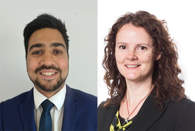 Nick Williams and Andrea Cooper 