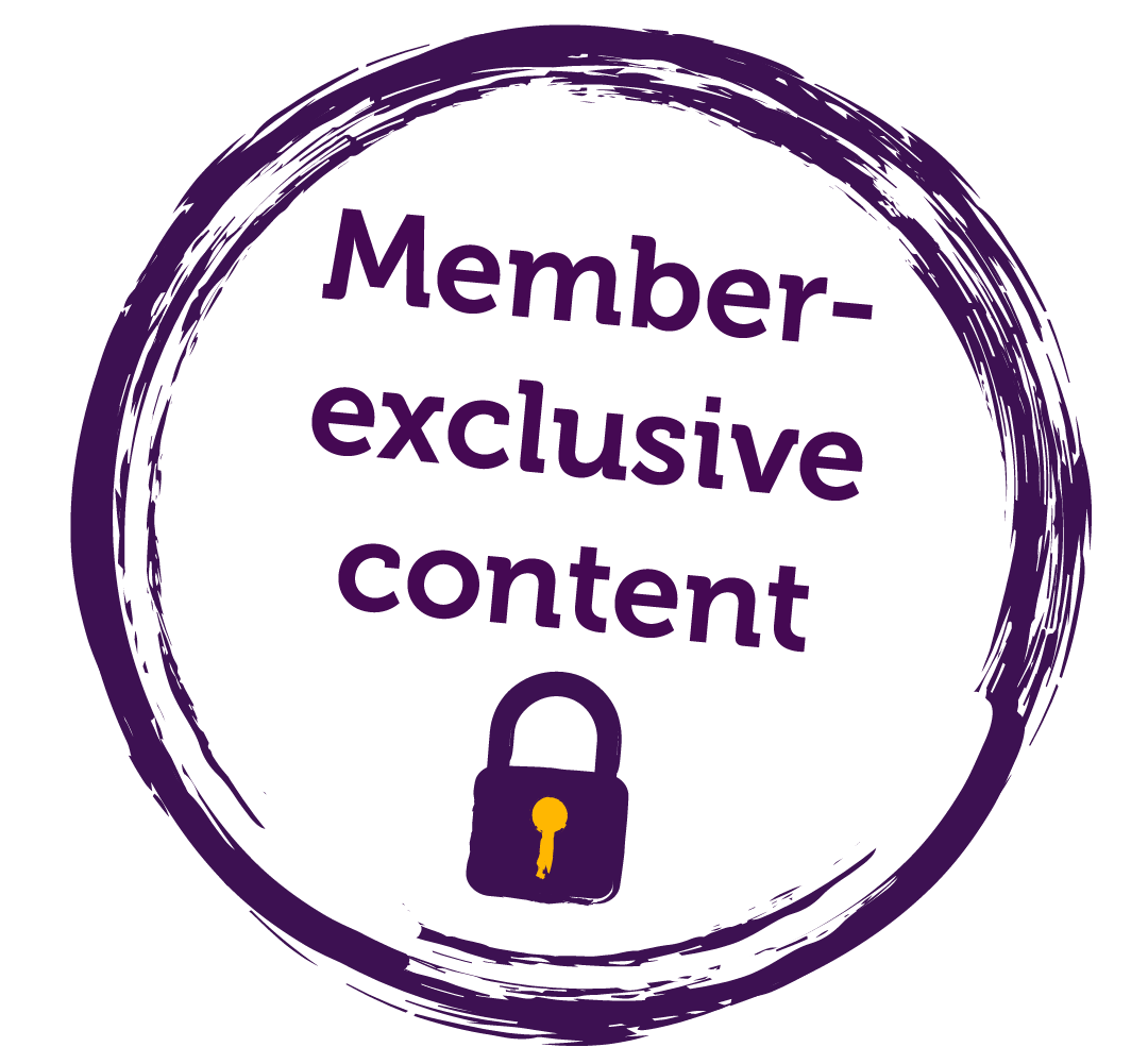 Member-exclusive content badge